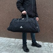 SA1031 / Спортивна дорожня чорна сумка ADIDAS