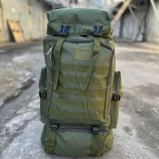 70L-OL / Великий армійський рюкзак баул 70 л. Олива