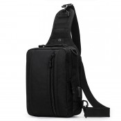 T0445 / Черная тактическая сумка-рюкзак