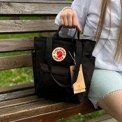 7300 / чорна сумка-рюкзак шоппер Kanken Bag 8 L